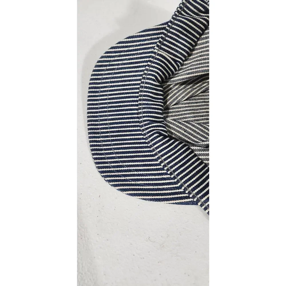 Fritz's Railroad Kansas City Child's Size Blue Stripe Snapback Hat Cap Made USA